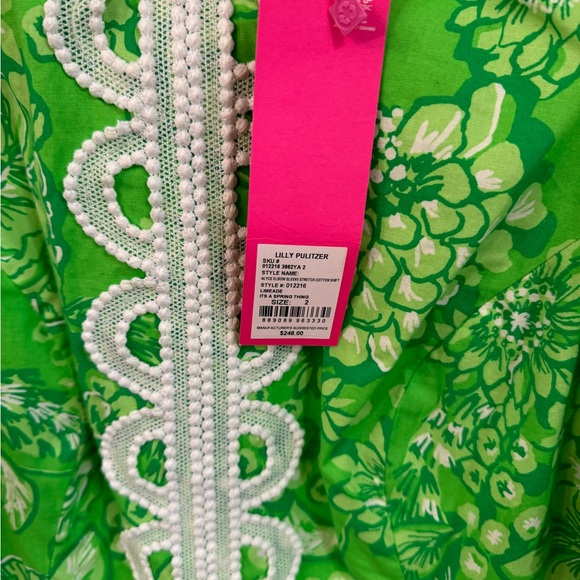 NWT Lilly Pulitzer Green Dress - Picture 3 of 4